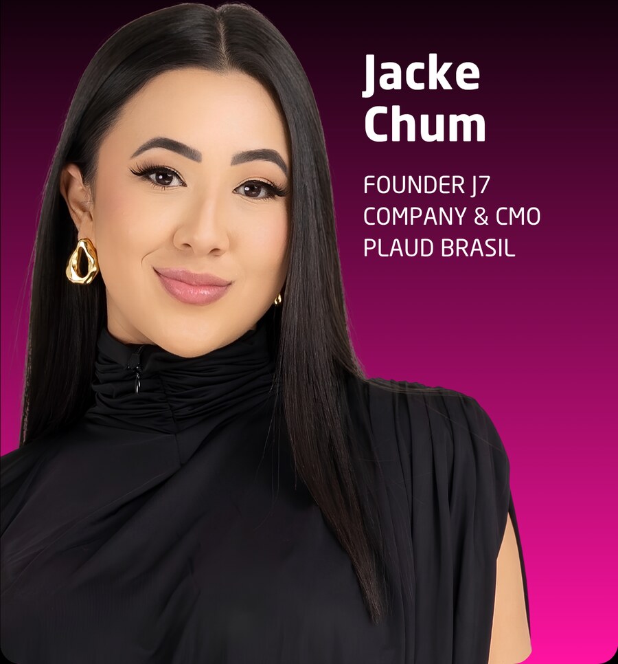 Jacke Chum, founder da J7 Company e CMO da Plaud Brasil